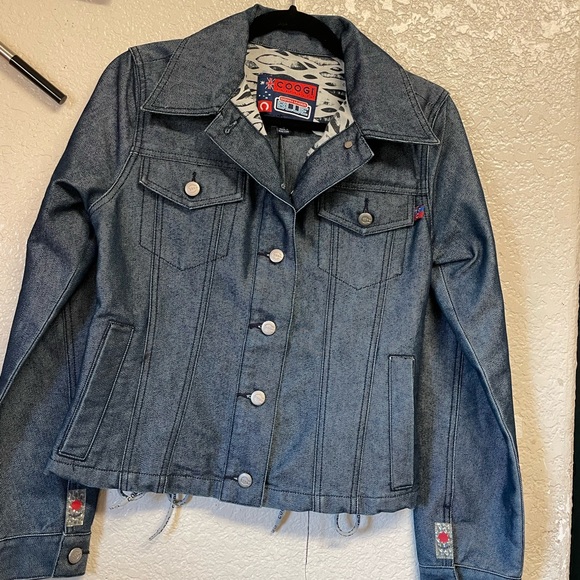 COOGI Australia Blue Denim Jacket-Small - Picture 8 of 11